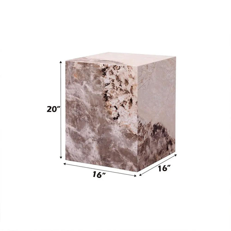 Fultan - End Table - Engineered Stone by Unique Piece Furniture