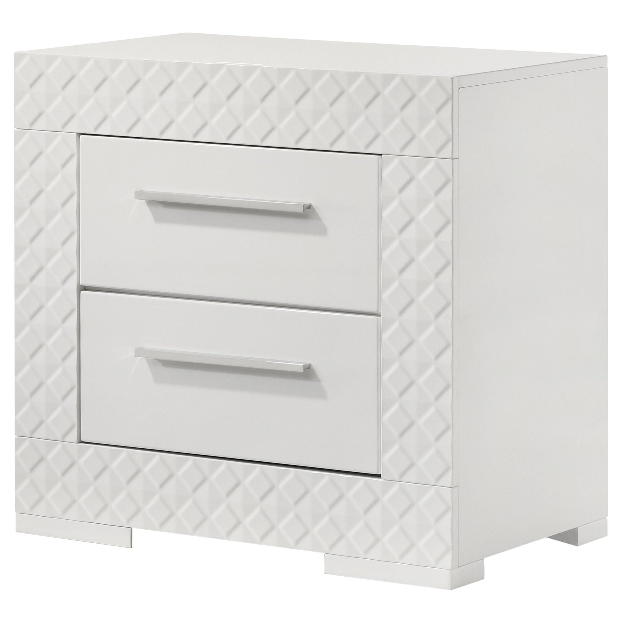 Pierce - 2 Drawer Nightstand, Bedside Table by HouseOfZazla