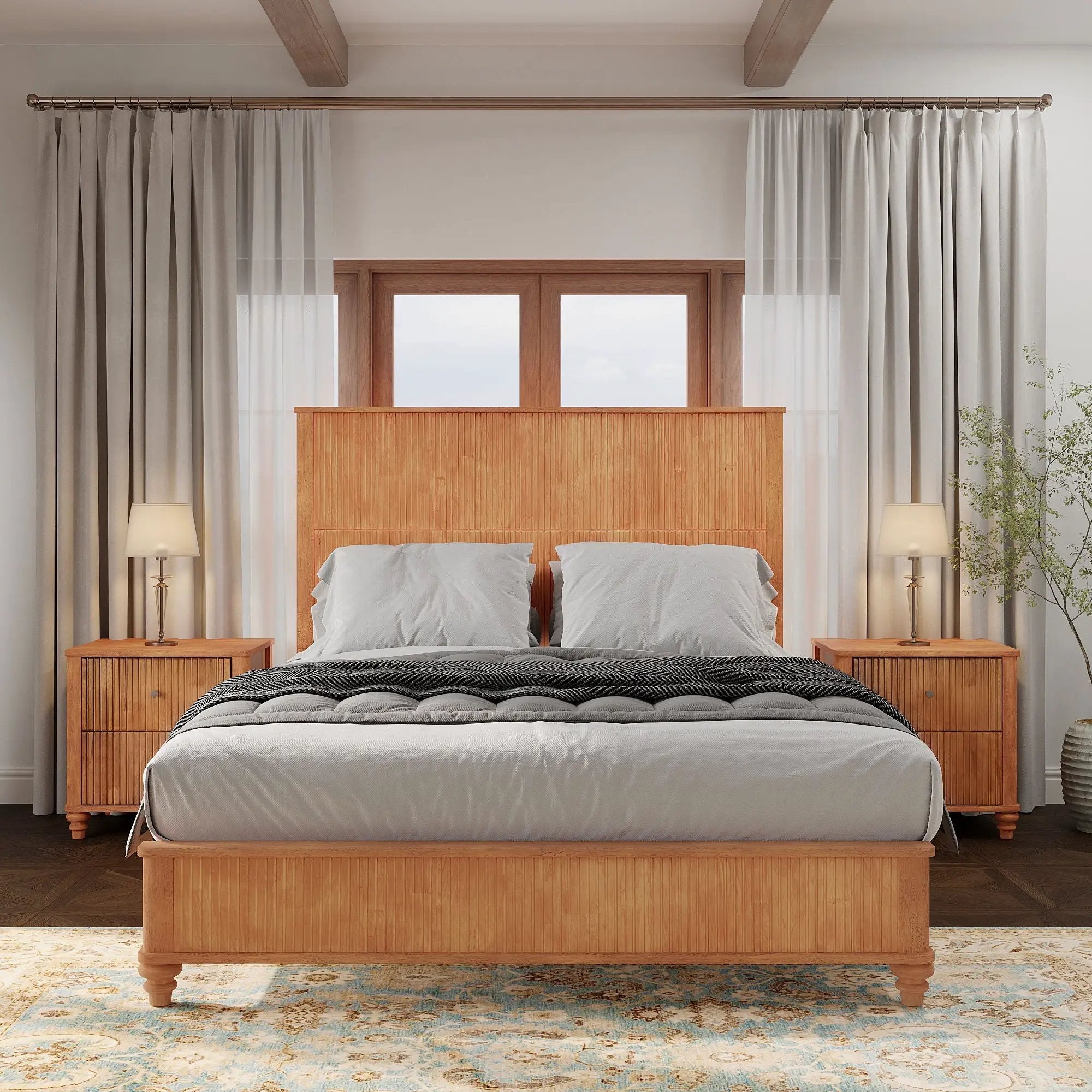 3 Piece Bedroom Set & Bed And 2 Nightstands by HouseOfZazla