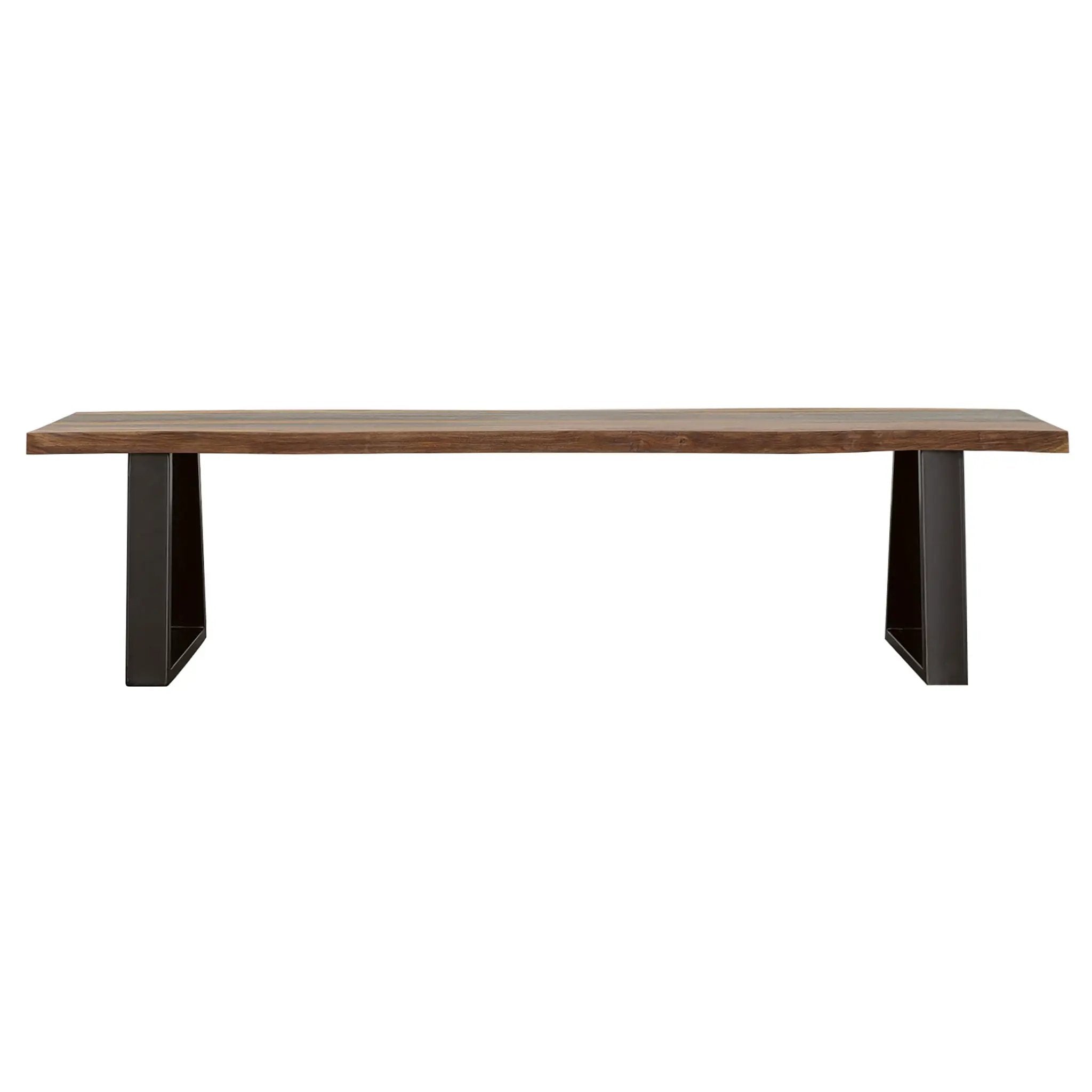 Wobegon - Rectangular Dining Bench - Gray