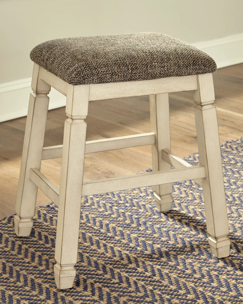 Bolanburg - Upholstered Stool (Set of 2) - Beige by Unique Piece Furniture