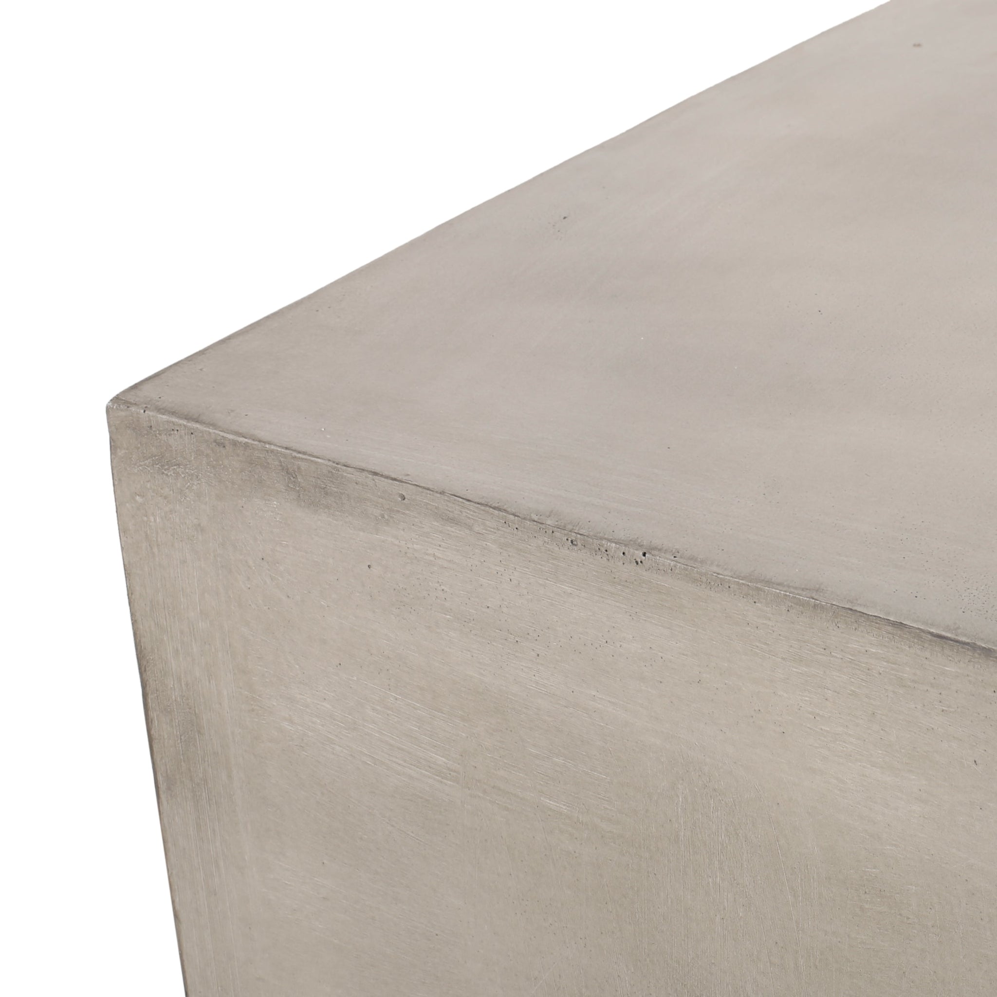 Outdoor MGO Square Side Table, Light by HouseOfZazla