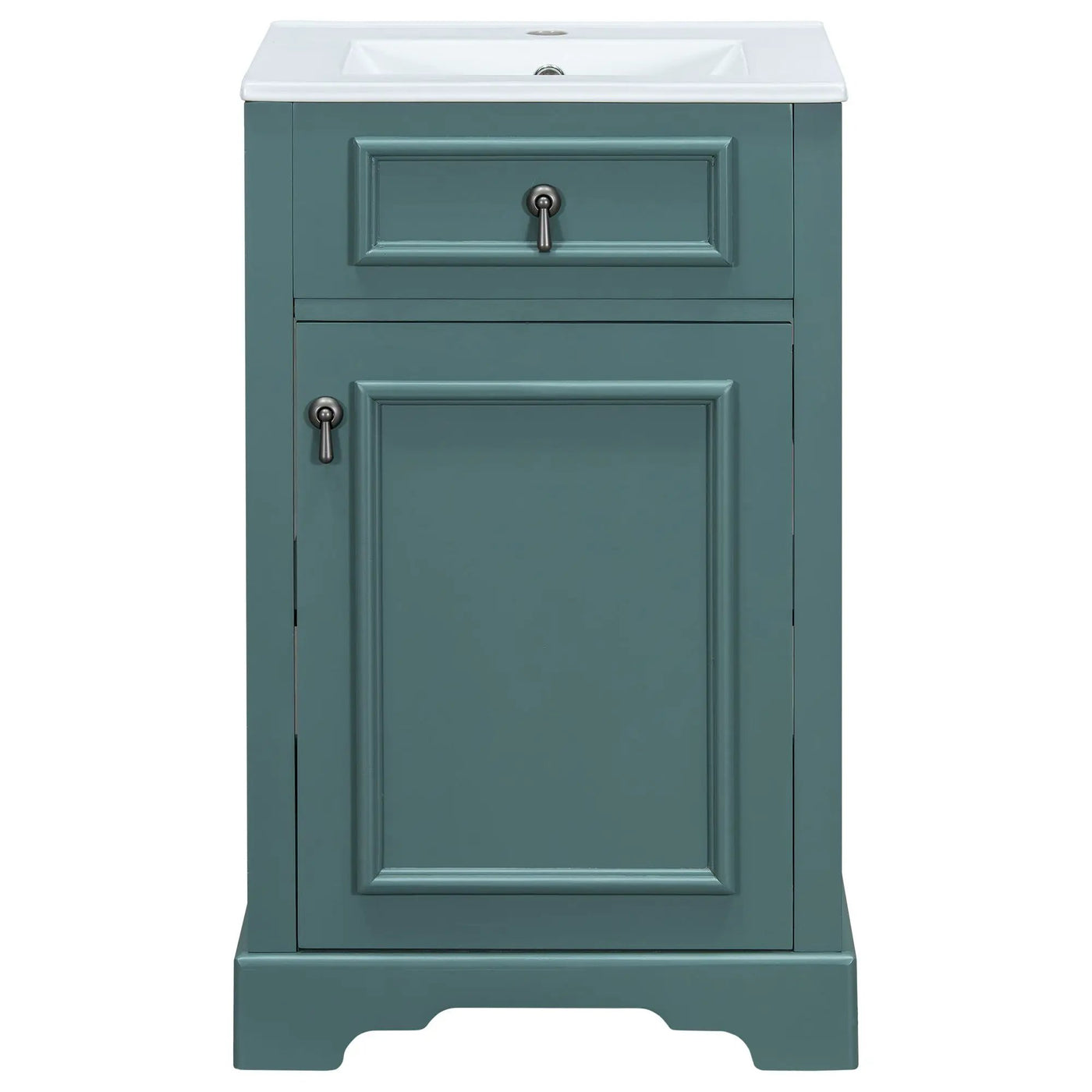 Elegant Bathroom Vanity With Ceramic Sink, Soft Close Door, Adjustable Shelf by Unique Piece Furniture