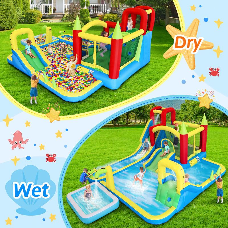11-in-1 Inflatable Slide Water Park for Kids by HouseOfZazla