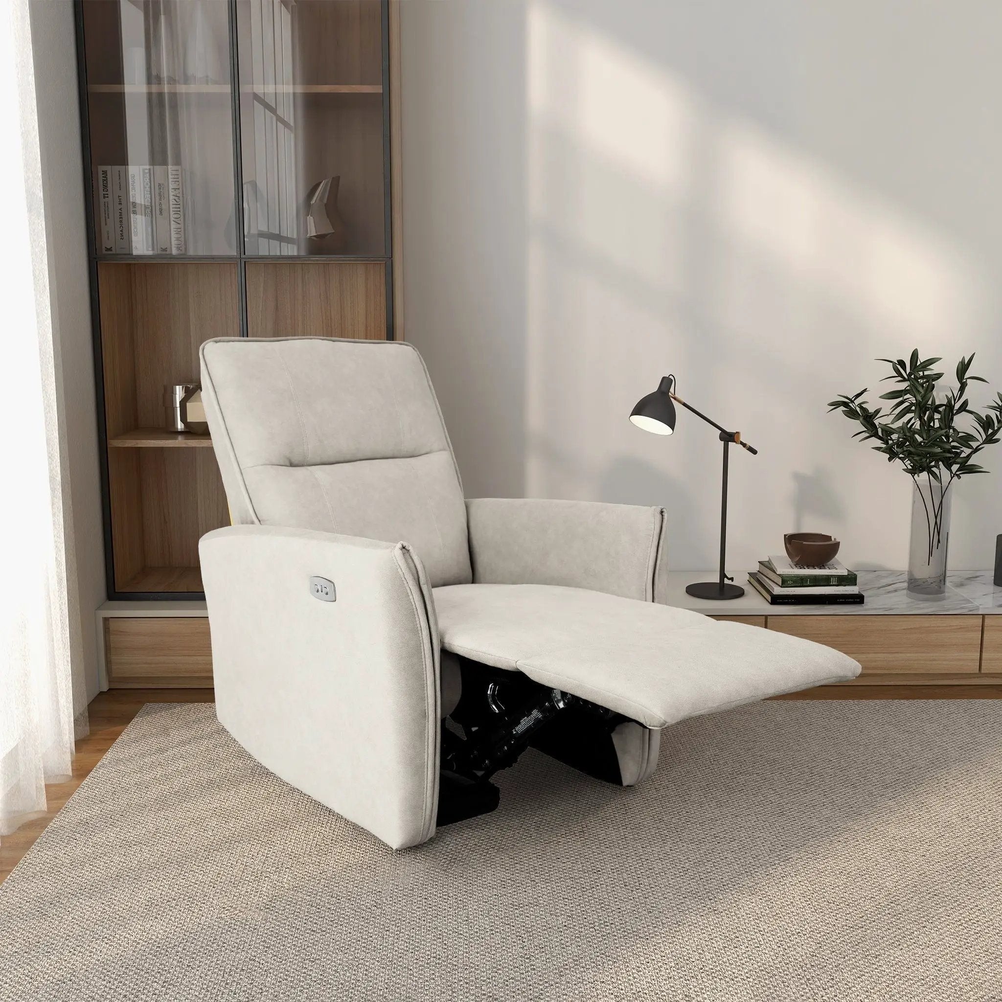 Asheville - Suede Recliner Chair by Unique Piece Furniture