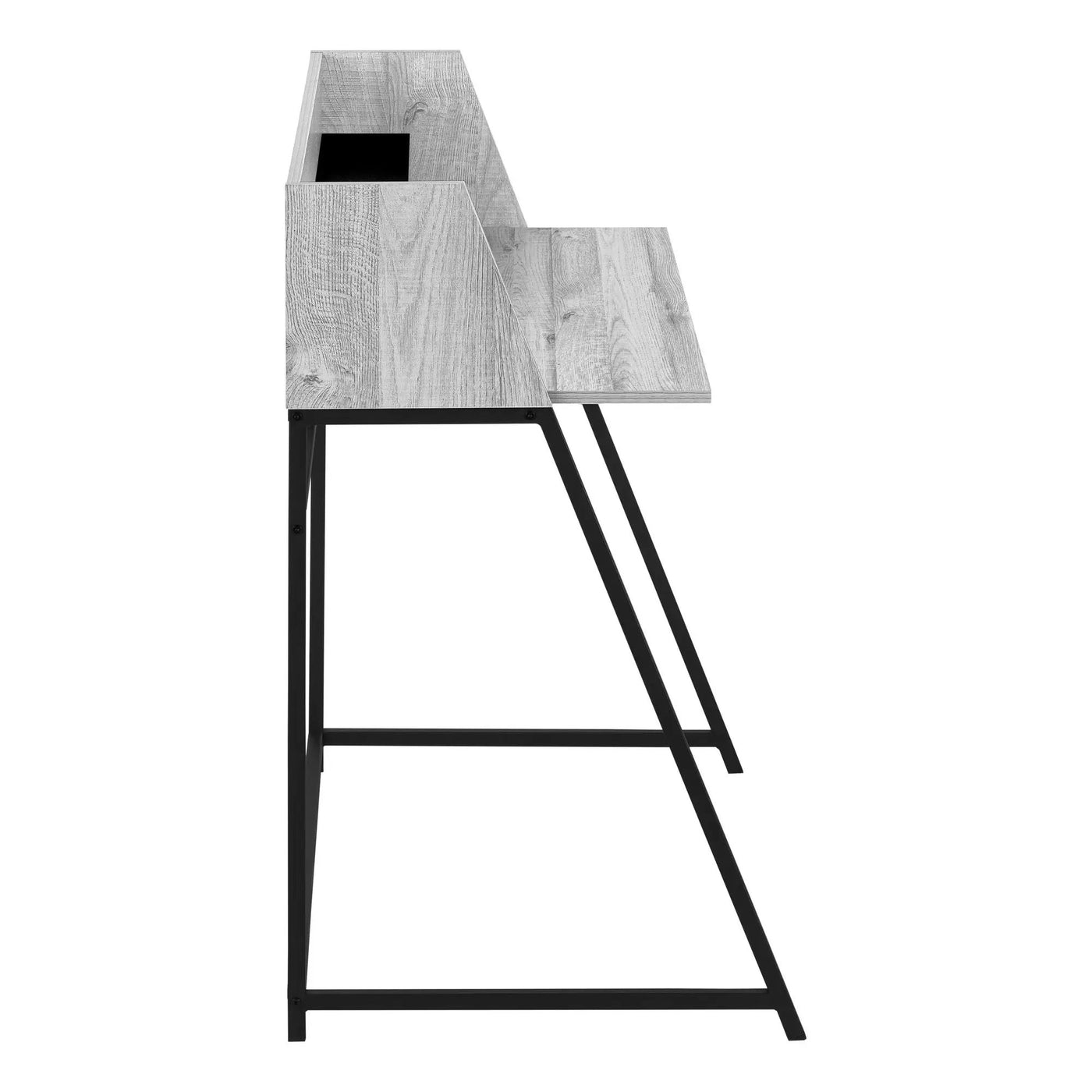 Computer Desk For Home Office, Laptop, Storage Shelves, Marble Look Contemporary & Modern by Unique Piece Furniture