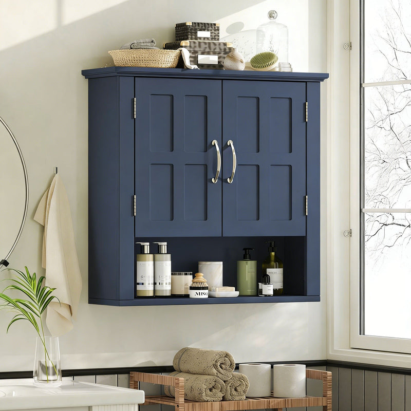 Multi Functional Wall Mounted Cabinet With Adjustable Shelves For Bathroom by HouseOfZazla