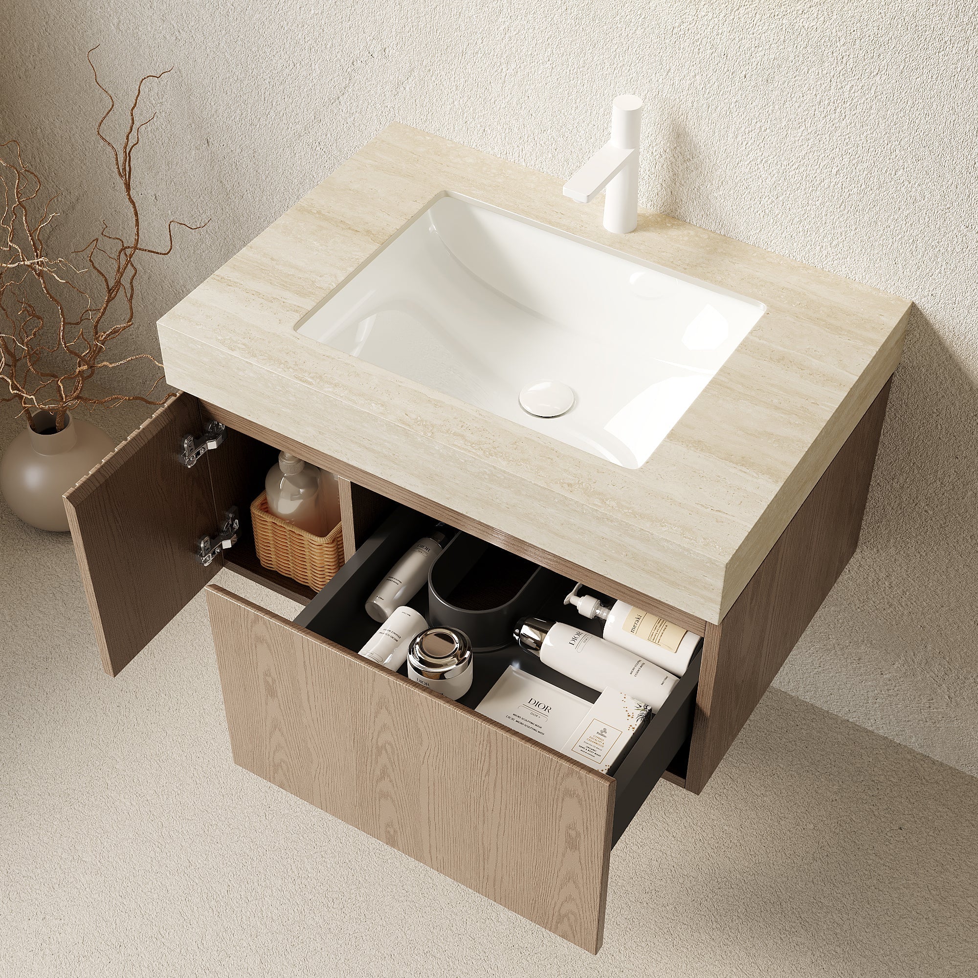 MURI 30" Bathroom Vanity & Sink by HouseOfZazla