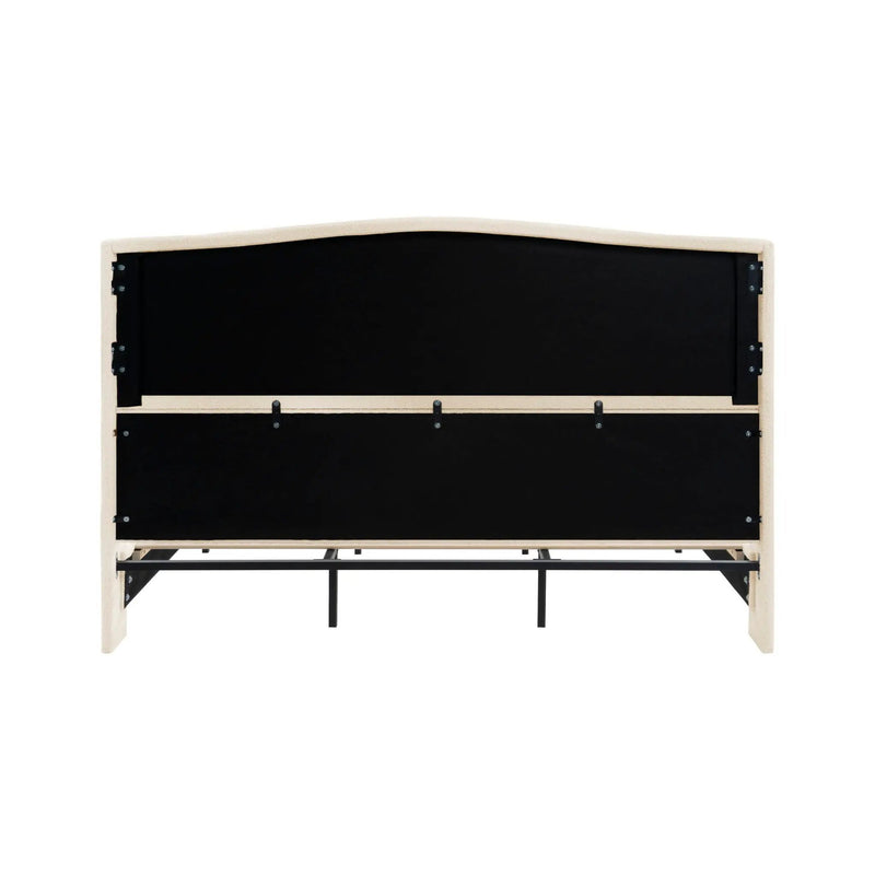 Platform Bed Frame With Tall Headboard And High Footboard by HouseOfZazla