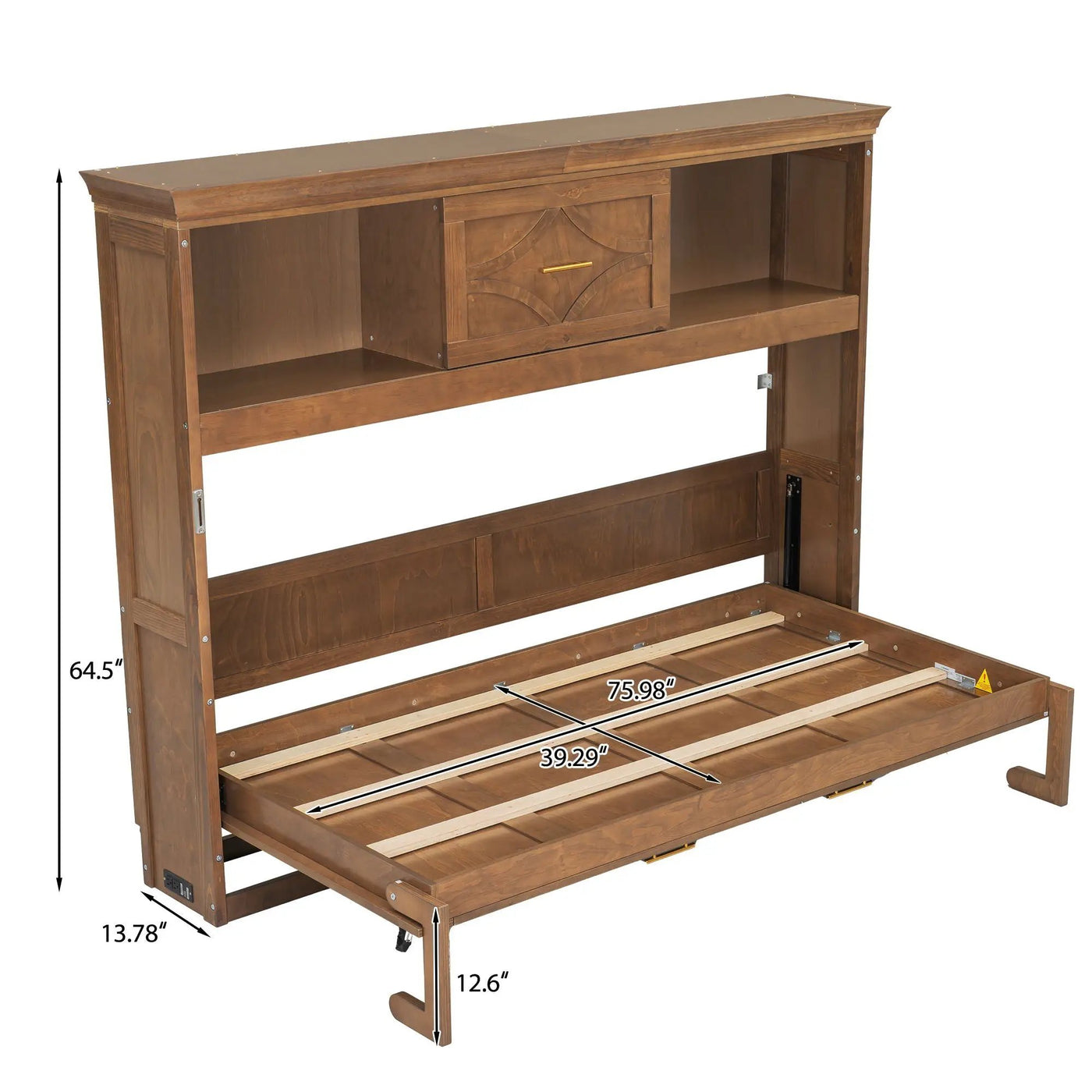 Murphy Bed With Charging Station And Drawer by Unique Piece Furniture