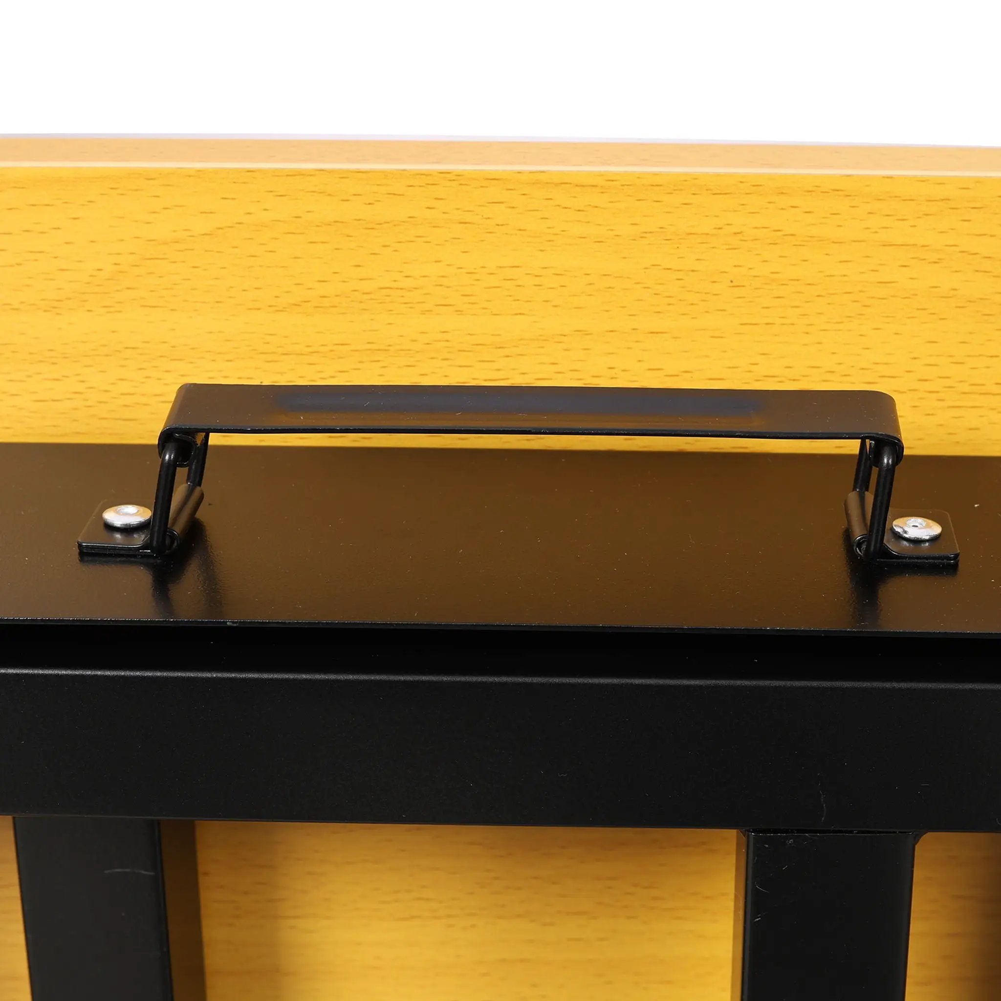 Portable Folding Work Table With Measuring Tape And Angle Finder Steel - Black by HouseOfZazla