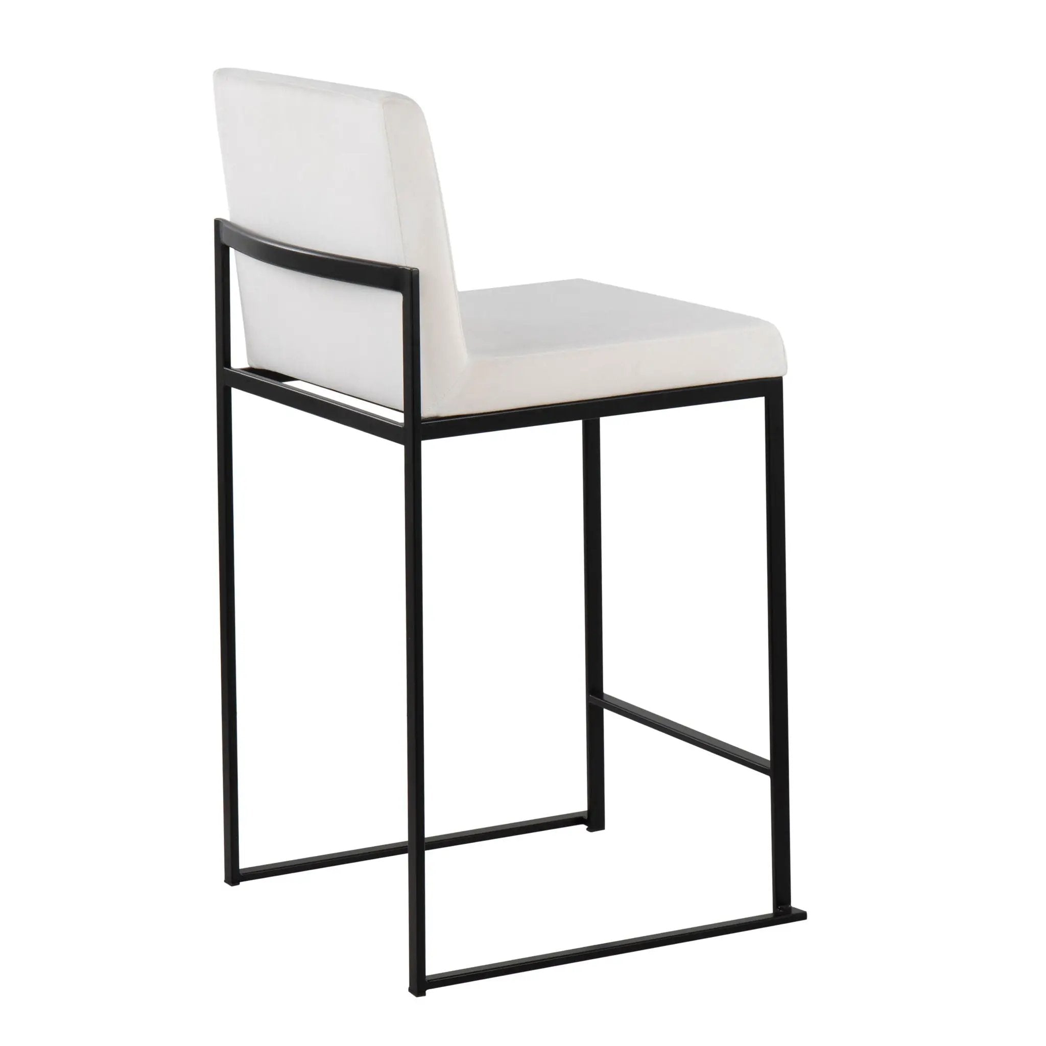 Fuji - Contemporary Modern Elegance, High Back Counter Stool by HouseOfZazla