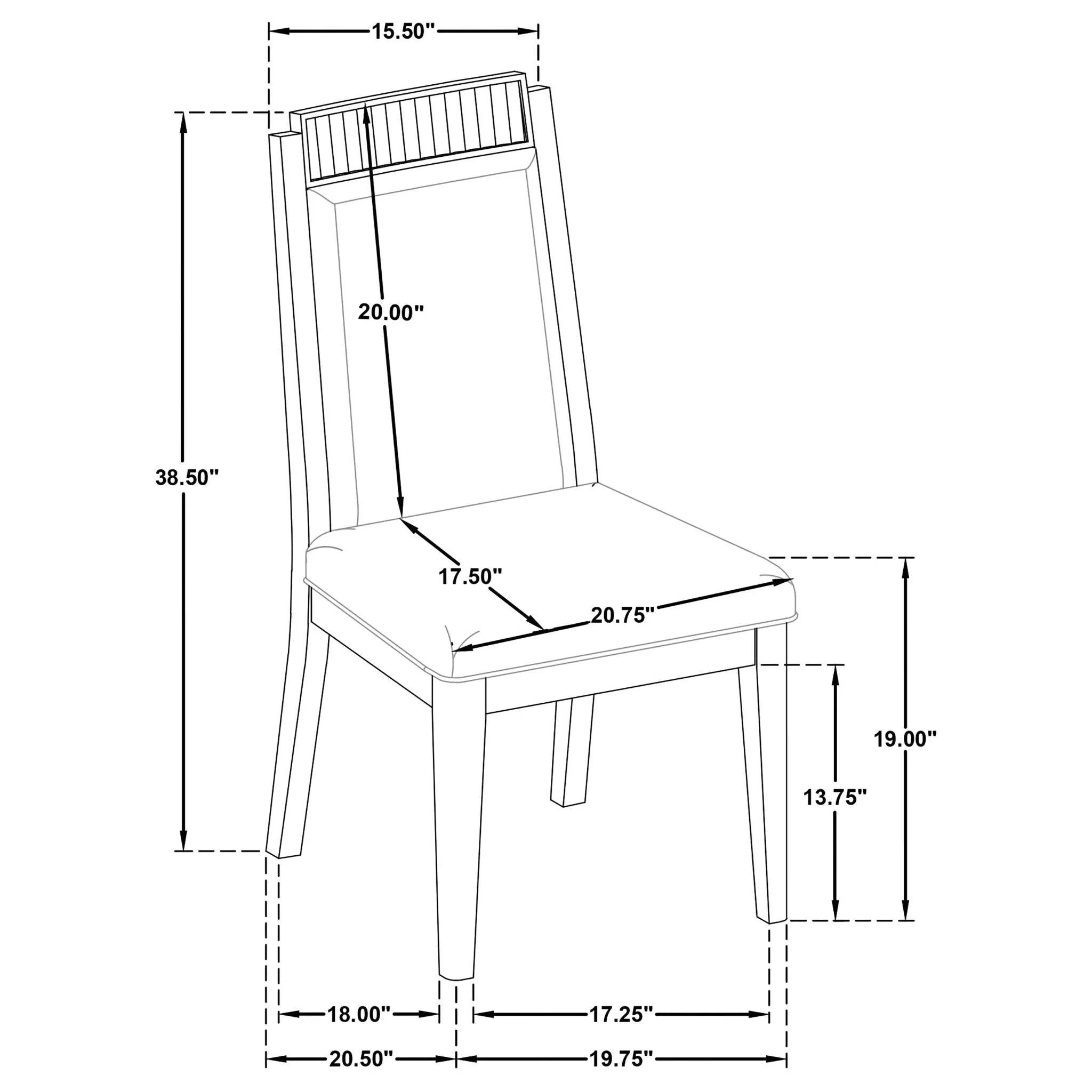 Mason - Dining Side Chair (Set of 2) - Black by HouseOfZazla