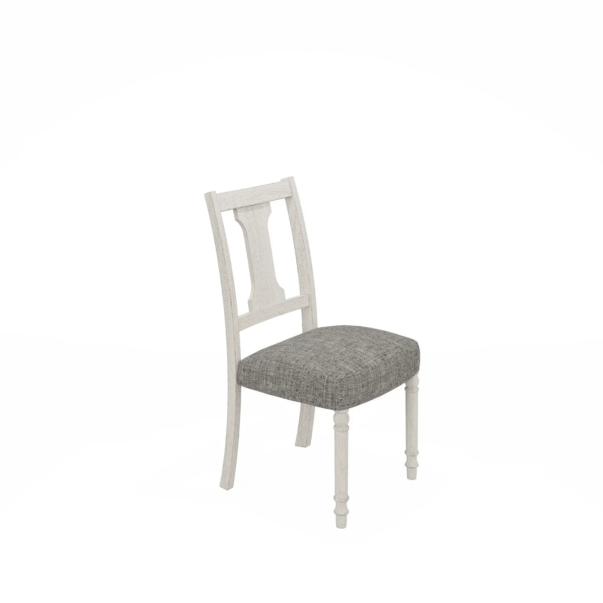 Tannen - Dining Side Chair (Set of 2) - White And Gray by HouseOfZazla