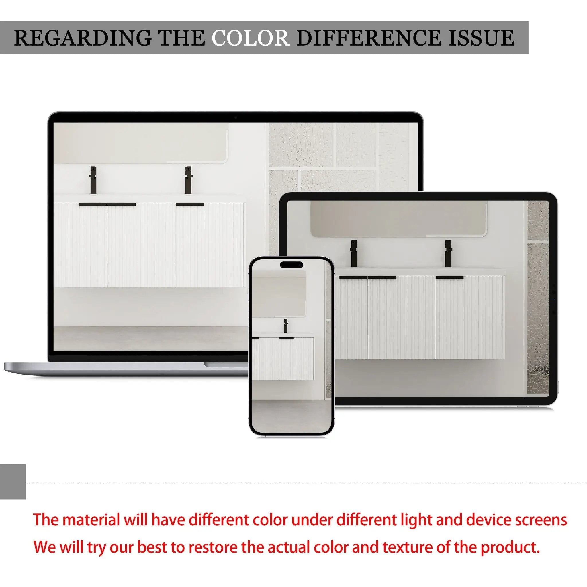 Contemporary Wall Mounted Bathroom Vanity With Resin Double Sink by HouseOfZazla