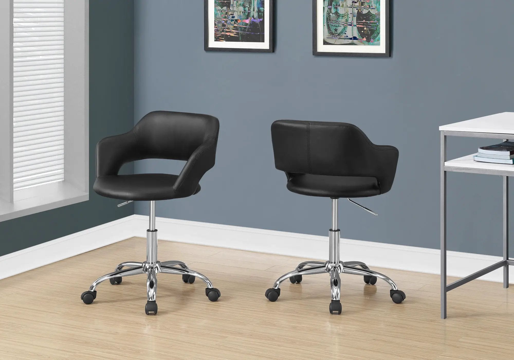 Office Chair, Adjustable Height, Swivel, Ergonomic, Armrests, Contemporary by Unique Piece Furniture