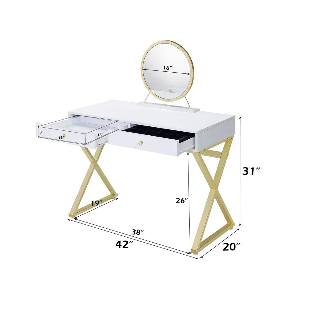 Coleen - Vanity Desk - 42" by Unique Piece Furniture