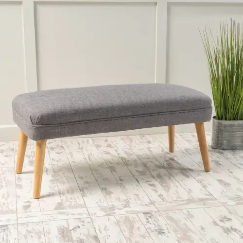 38 Inch Wide Rectangle Ottoman Bench Footstool by HouseOfZazla