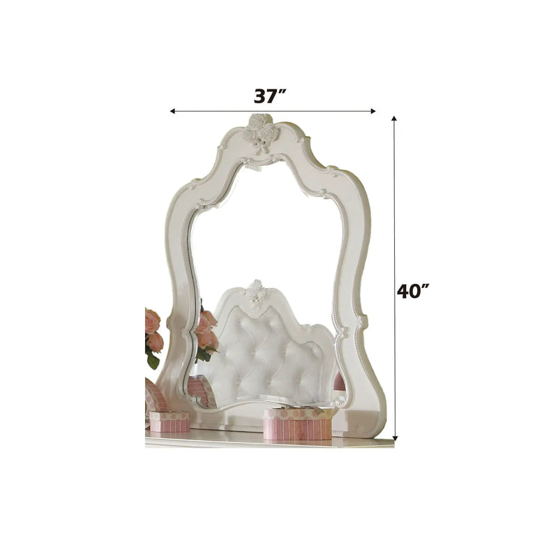Edalene Mirror - Pearl White by HouseOfZazla