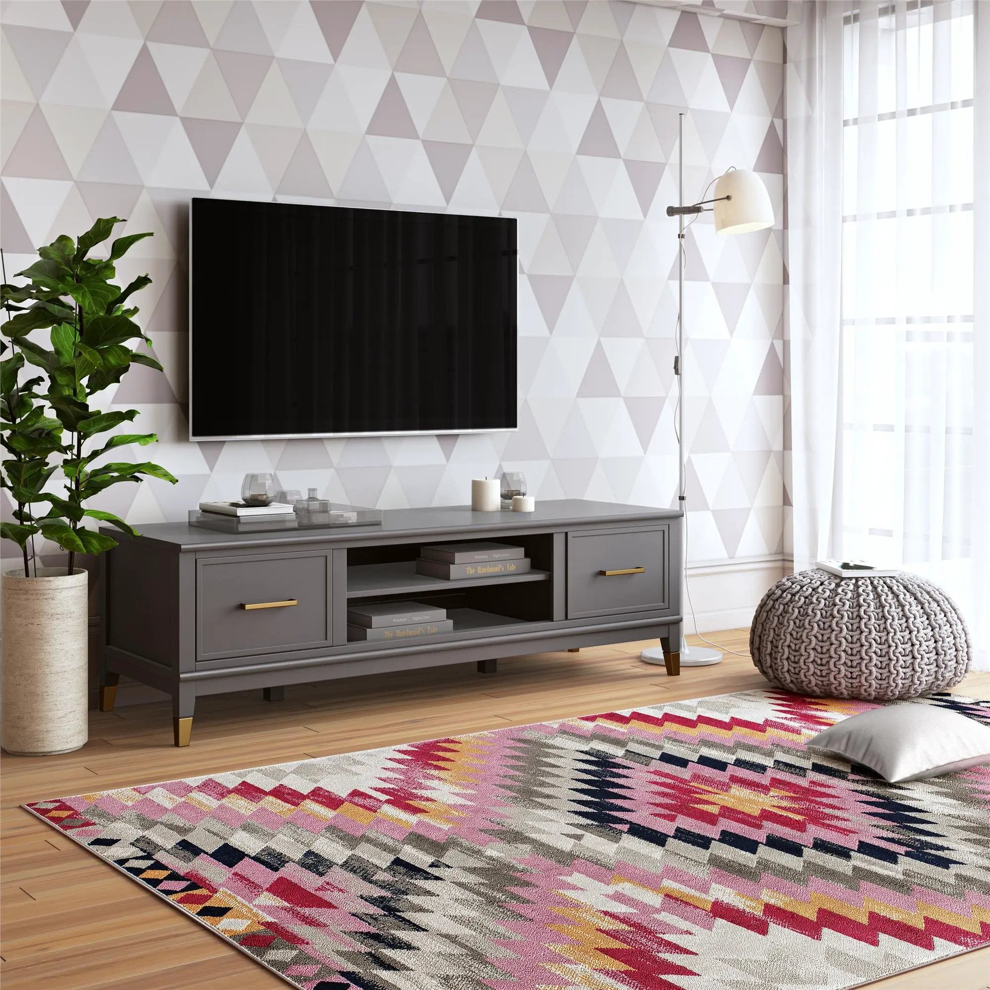 Westerleigh - TV Stand - Dark Gray by Unique Piece Furniture