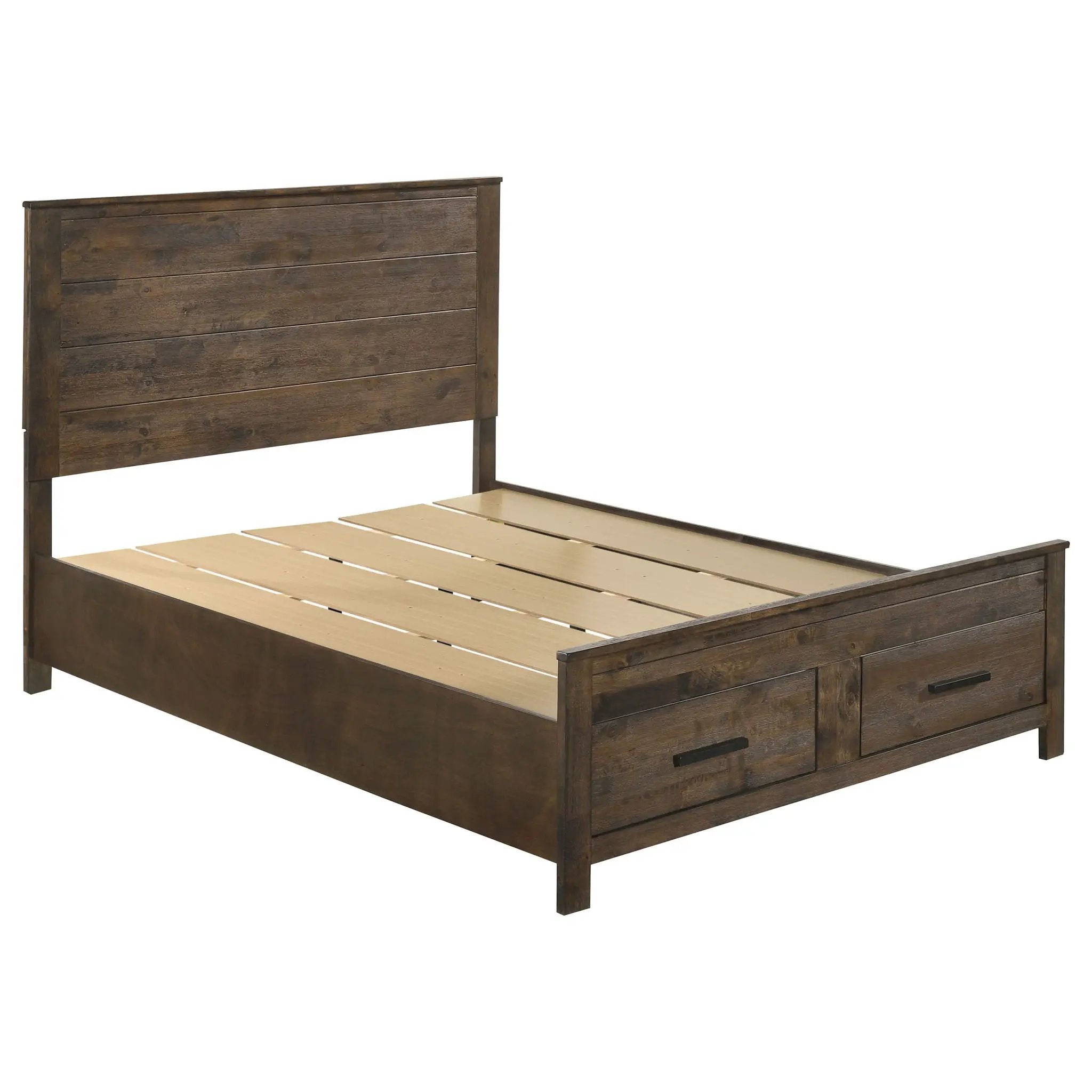 Woodmont 5-piece Queen Bedroom Set Rustic Golden Brown by Unique Piece Furniture