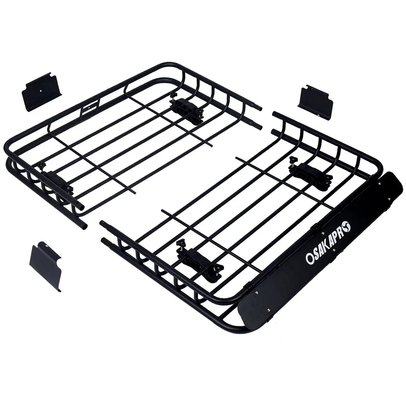 Motoring Rooftop Cargo Carrier Basket Steel Universal Fit Roof Rack by HouseOfZazla