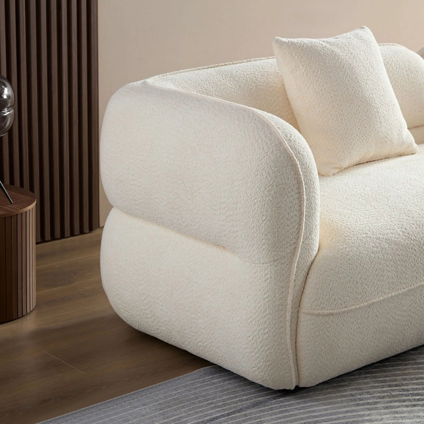 Sectional Sofa With Durable Fabric, Solid Wood Frame, And High Density Sponge Fill by Unique Piece Furniture