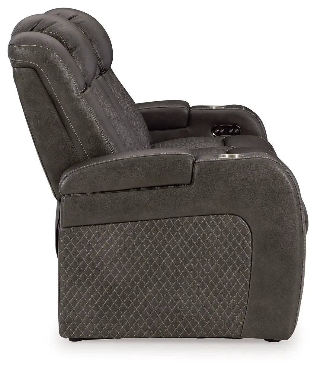 Fyne-dyme - Power Reclining Sofa With Adj Headrest by Unique Piece Furniture