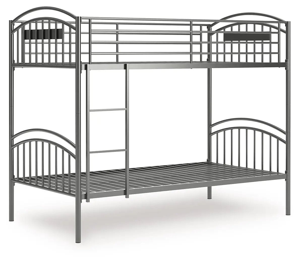 Lanceburg - Twin/Twin Bunk Bed With Ladder - Gray by Unique Piece Furniture