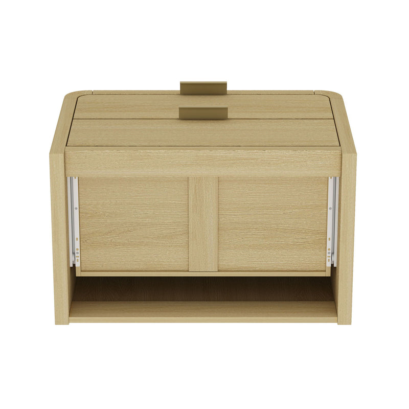 Grace - Nightstand With Modern Minimalist Design by HouseOfZazla