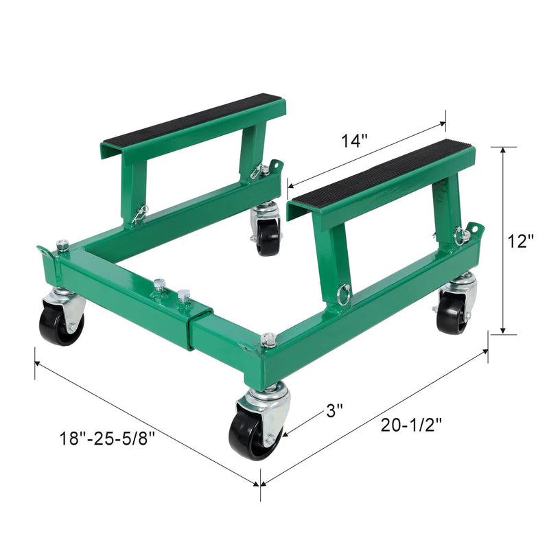 ATV Motorcycle Engine Cradle Dolly 1500lbs by HouseOfZazla
