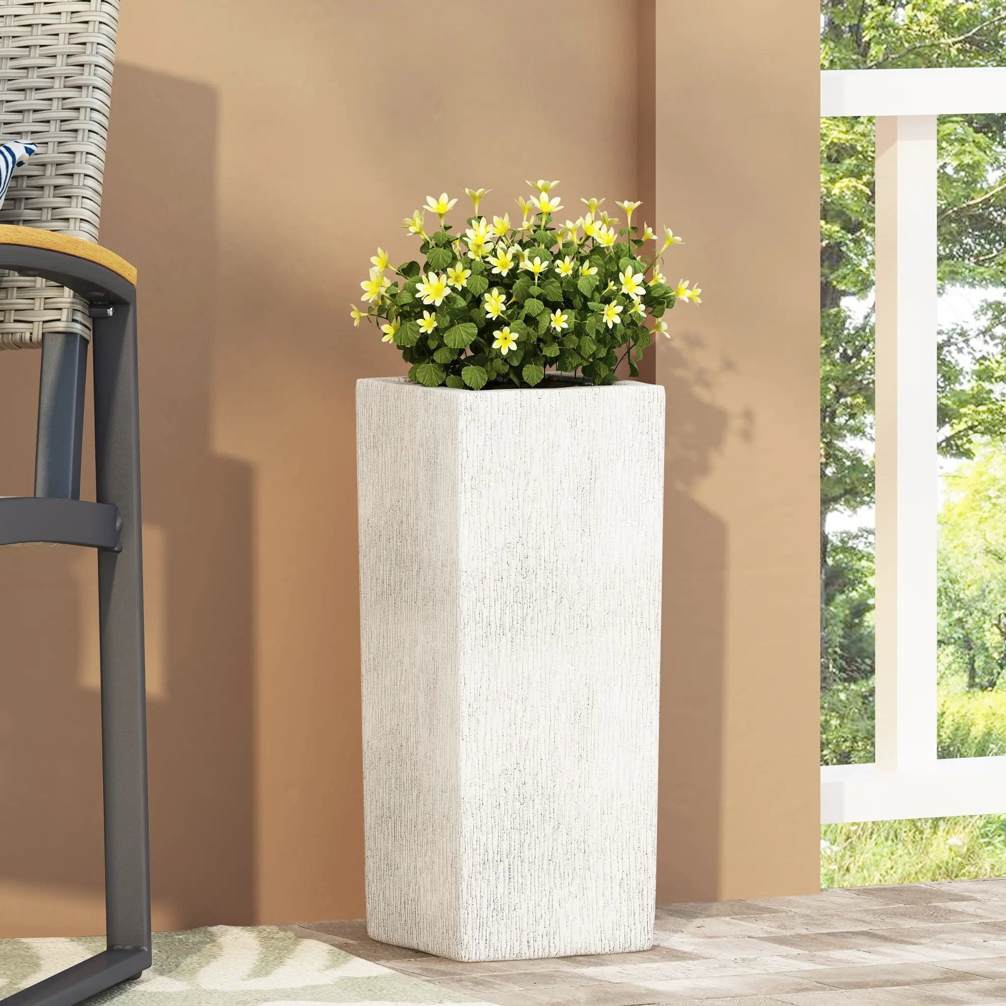Modern Outdoor Planter by HouseOfZazla