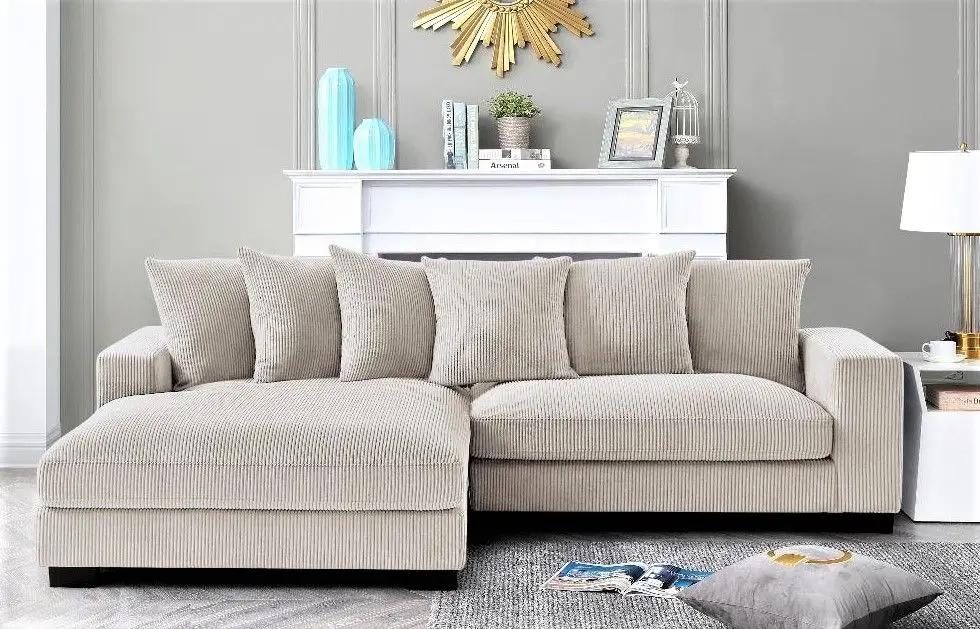 Luxe - Oversized 2 Piece Sectional Couches For Living Room, L Shaped Sofa With Chaise by HouseOfZazla
