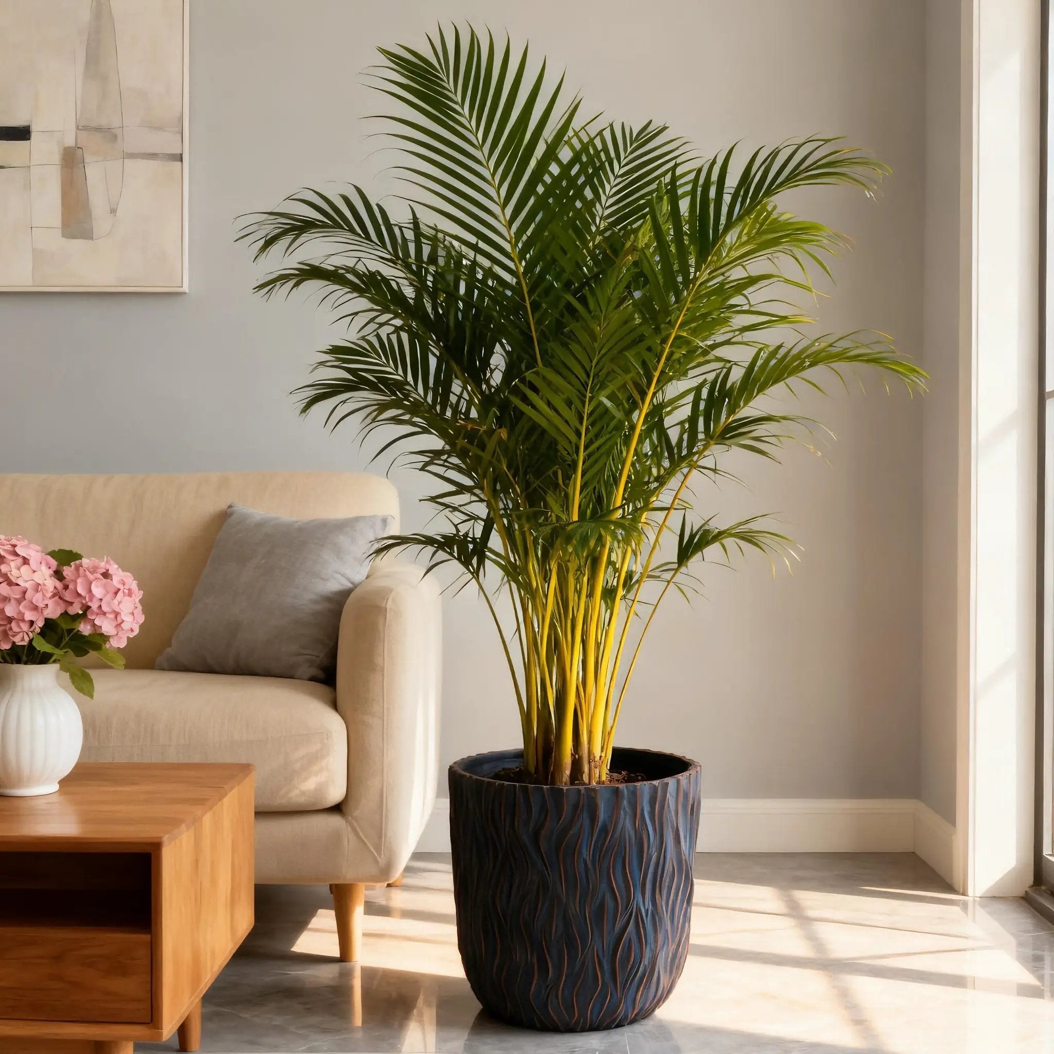 Large Round Planters Set of 2 by HouseOfZazla