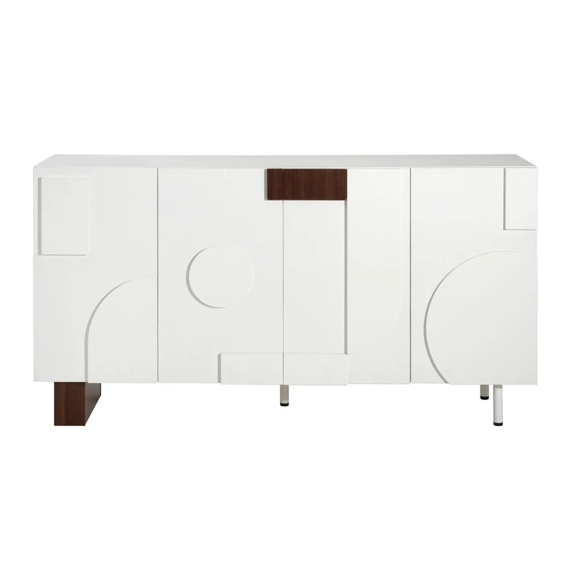 Modern White Sideboard by HouseOfZazla
