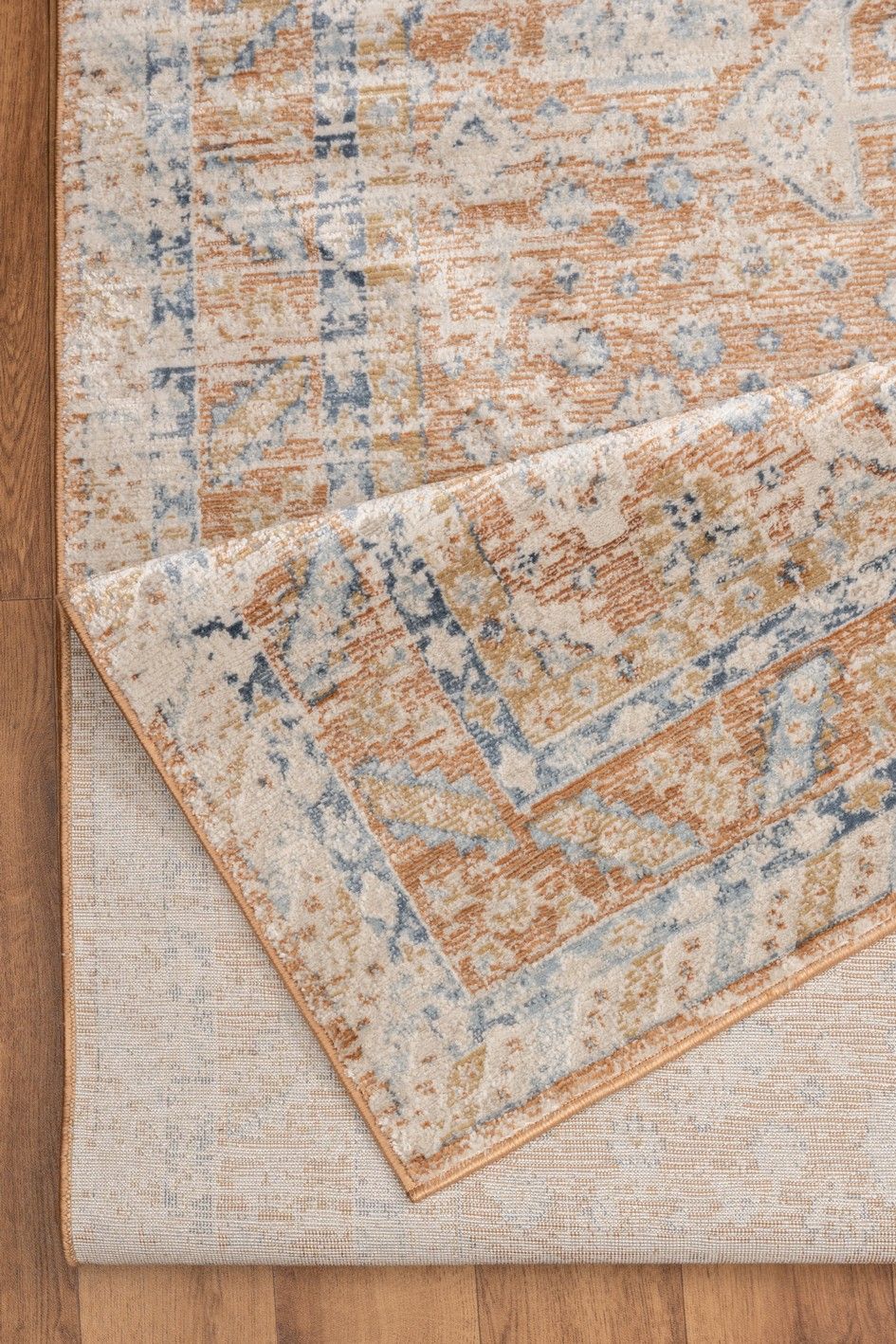 Noble - 5'3" X 7'3" Area Rug - Rust by HouseOfZazla