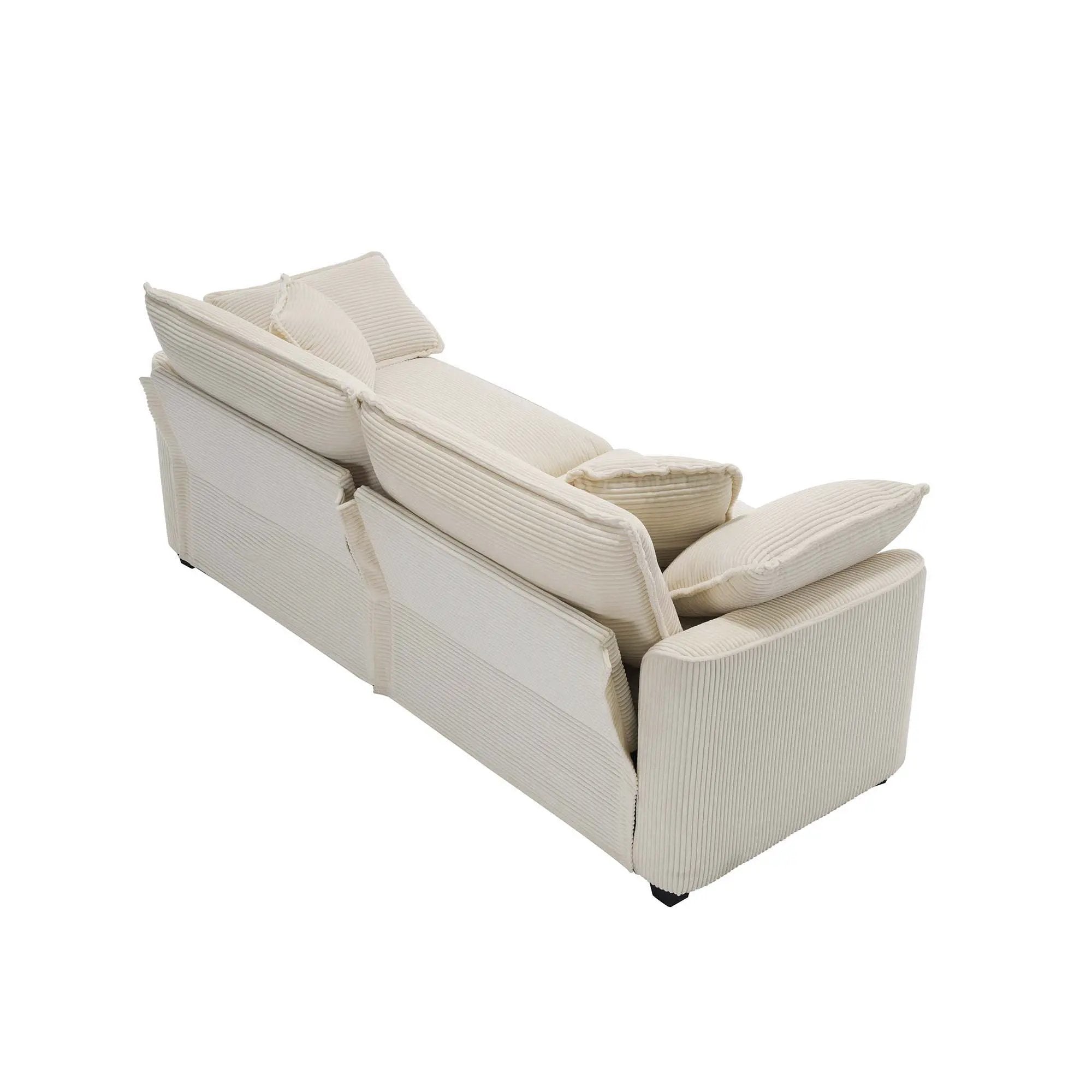 Elegant Oversized Sectional Sofa Set With Deep Seats And Flexible Layout by Unique Piece Furniture