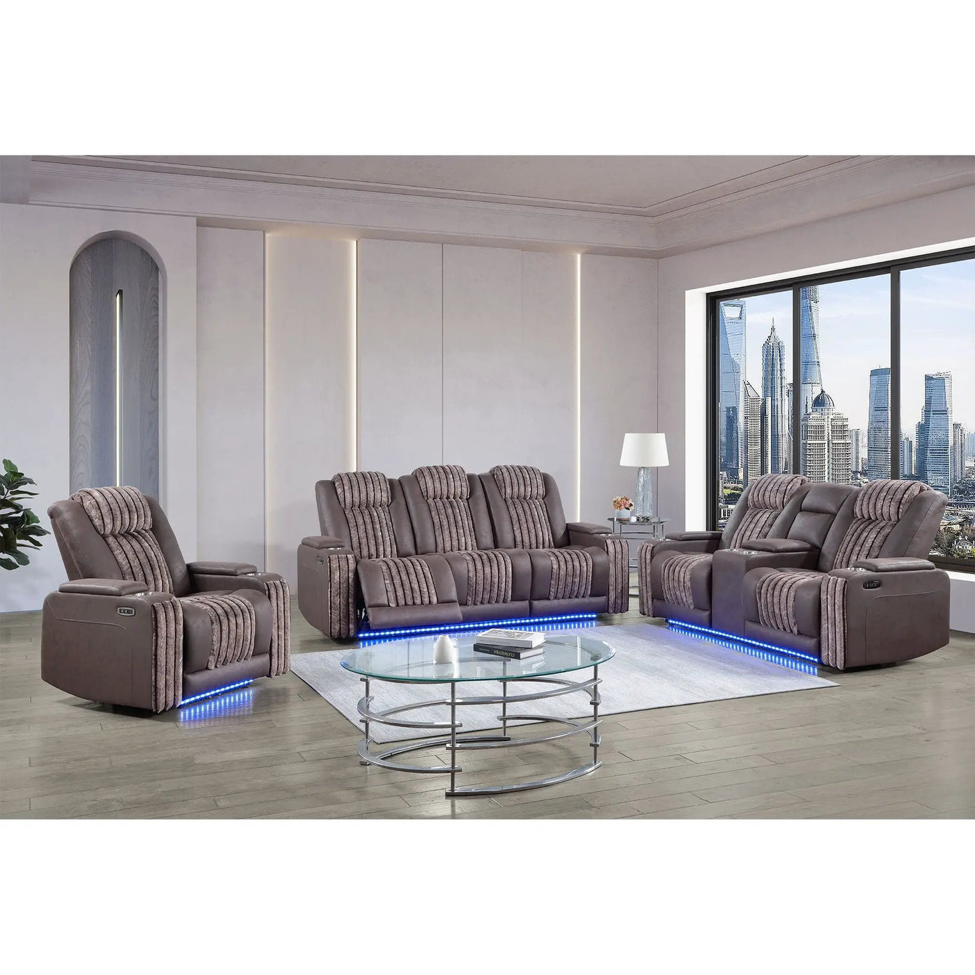 Duran - Power Recliner With Power Headrest by HouseOfZazla