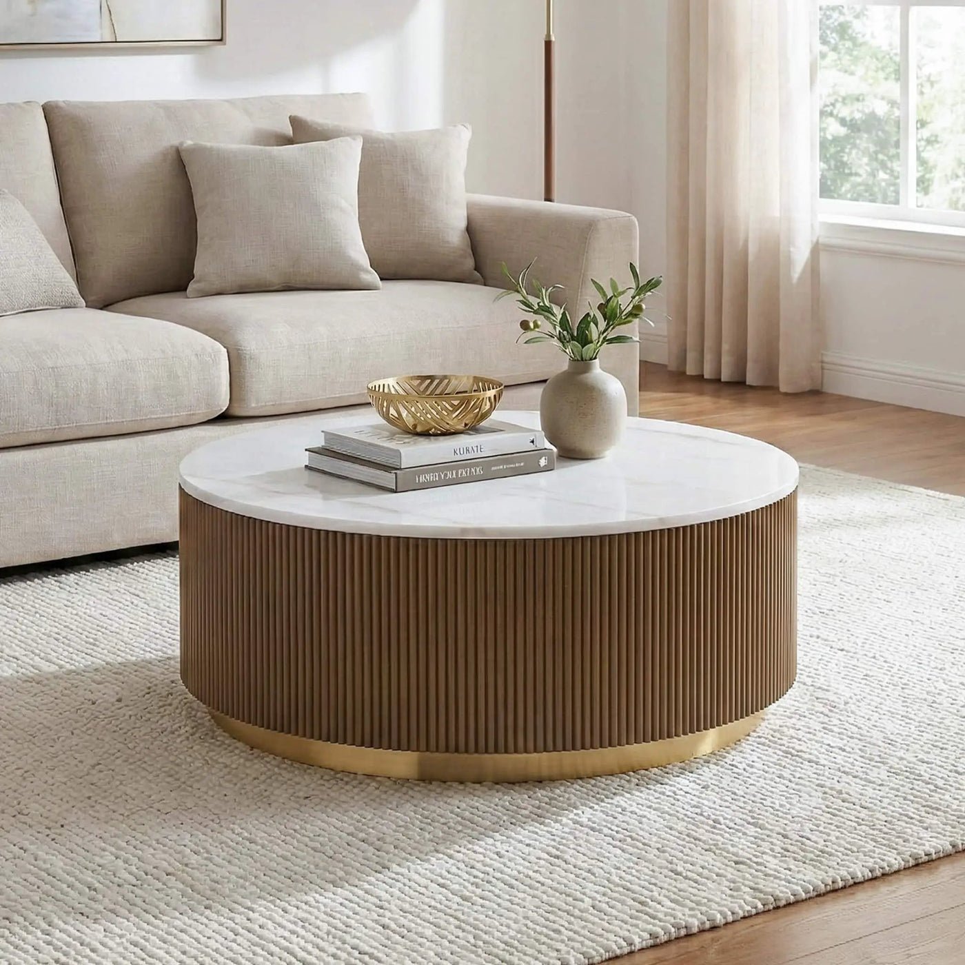 Modern Round Table Contemporary Design by Unique Piece Furniture