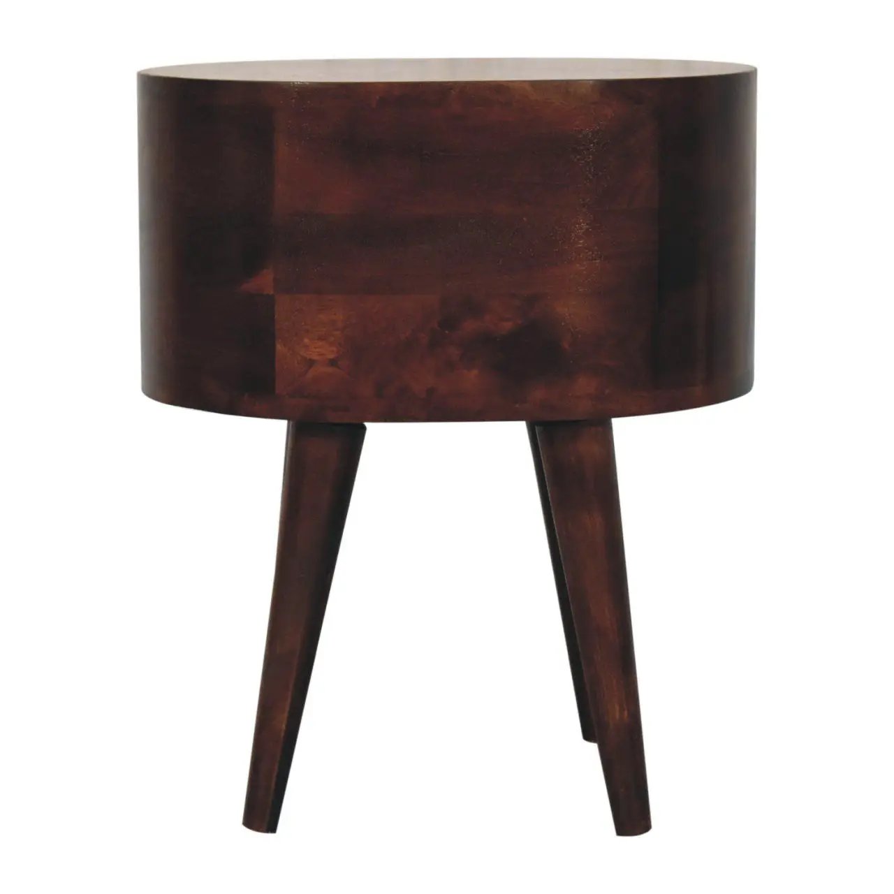 Rounded Bedside Table by HouseOfZazla