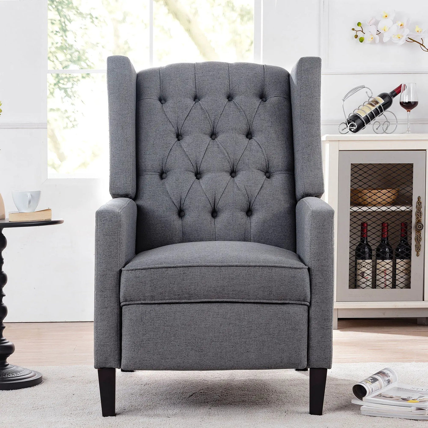 Manual Wing Chair Recliner by Unique Piece Furniture