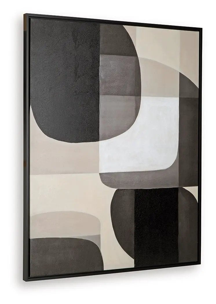 Kesleigh - Wall Art - Black / White by Unique Piece Furniture