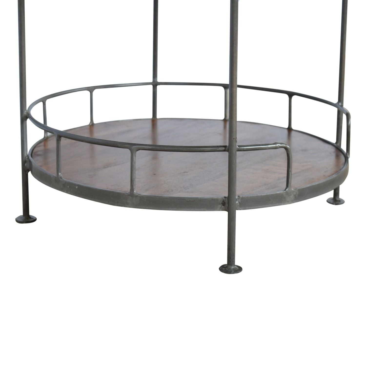 Round Butler Tray Table - Chestnut by HouseOfZazla