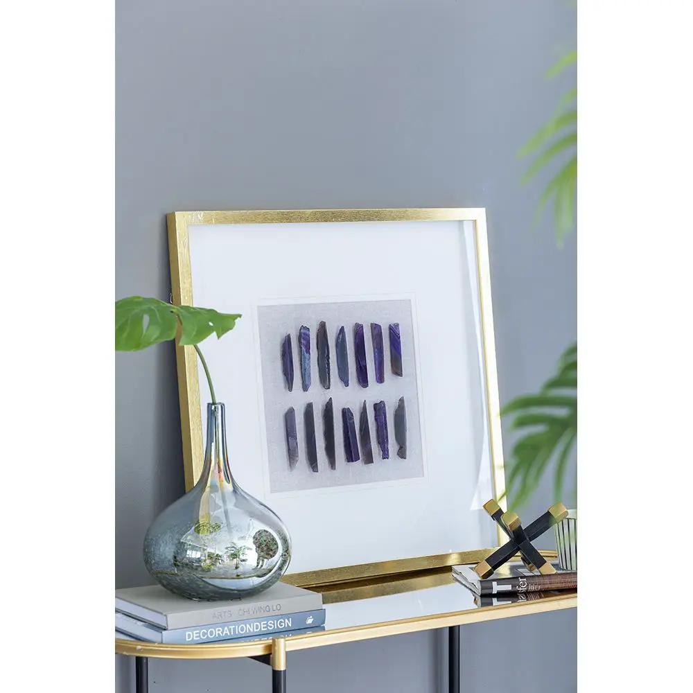 Grace Purple Agate Shadow Boxes Wall Art Set of 2 - Multicolor by HouseOfZazla