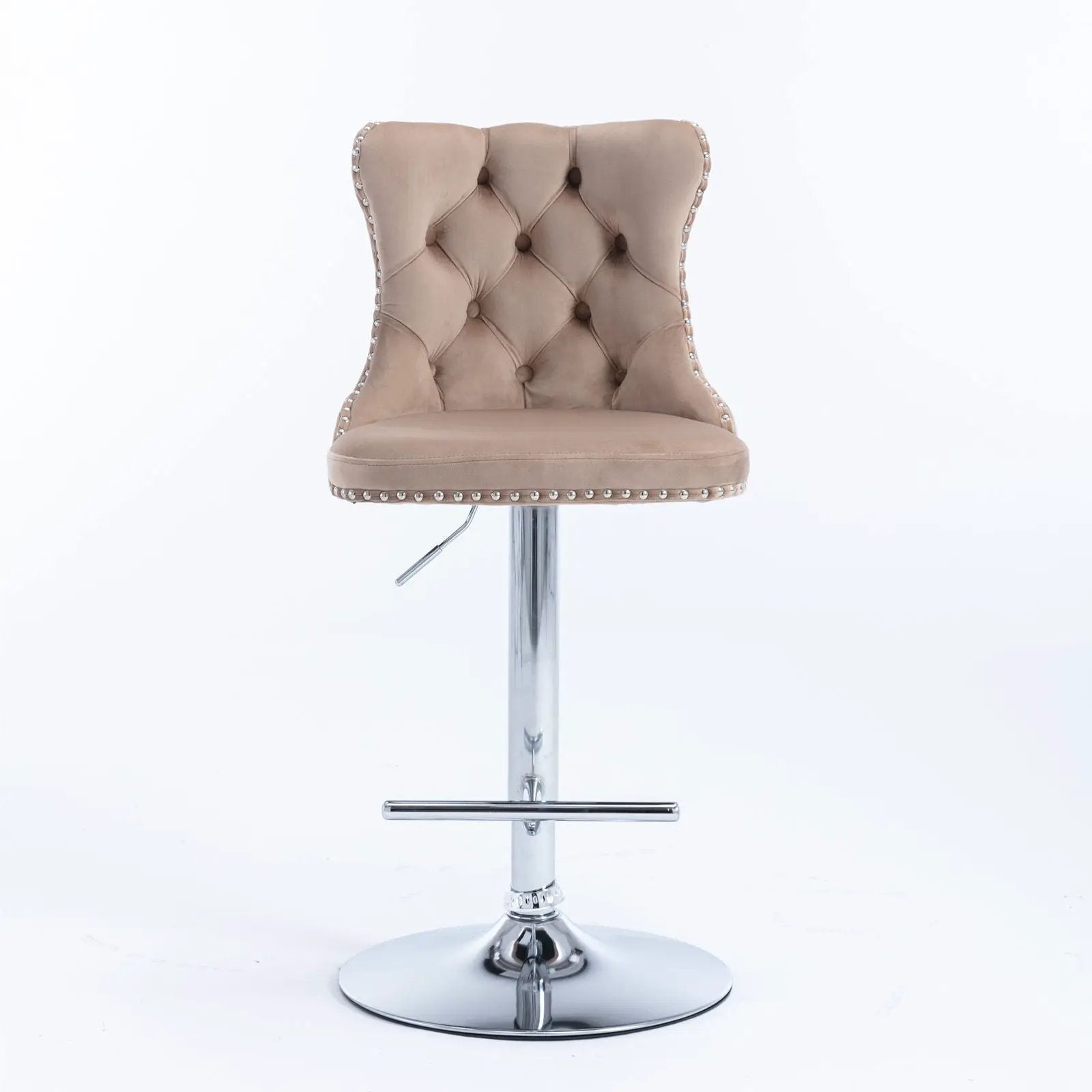 Swivel Adjustable Height Barstools Set of 2 by HouseOfZazla