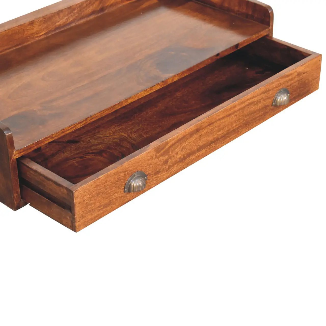 Belmont - Wall Mounted Console Shelf - Chestnut by HouseOfZazla