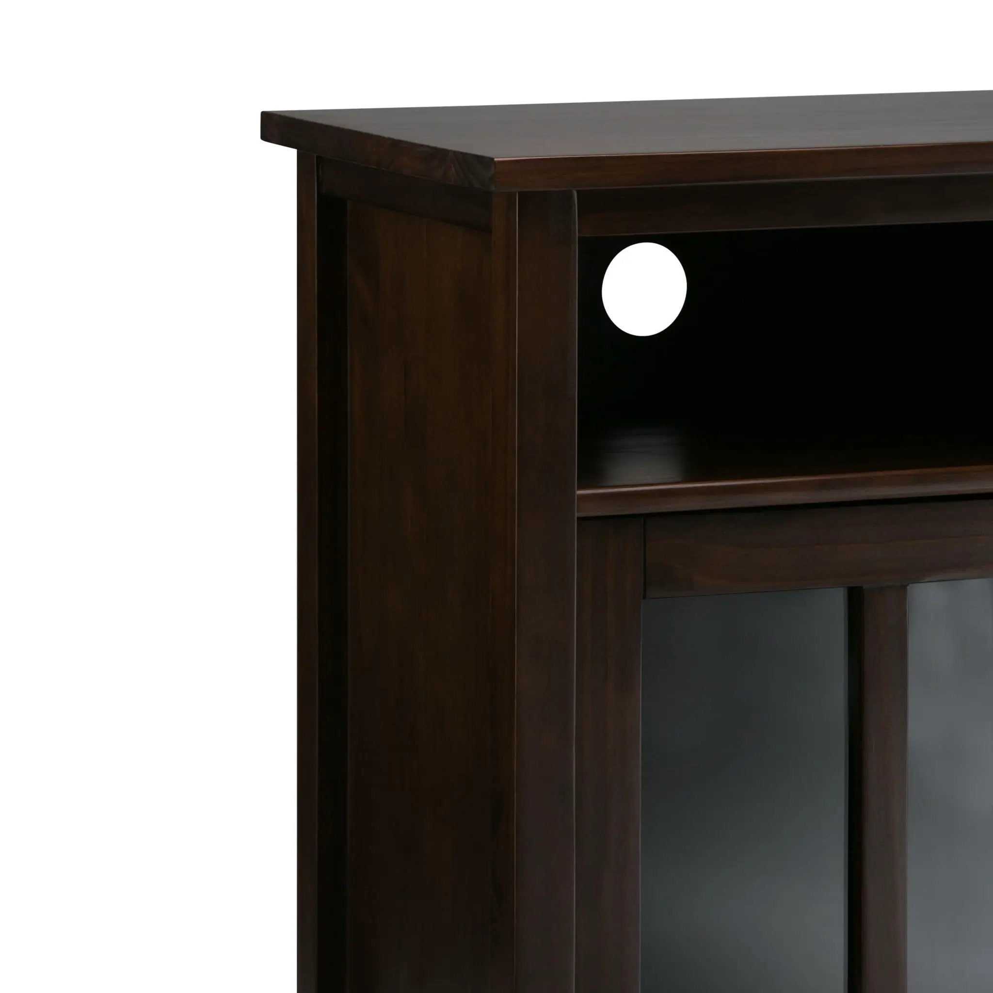 Warm Shaker - Handcrafted Medium Storage Media Cabinet by HouseOfZazla