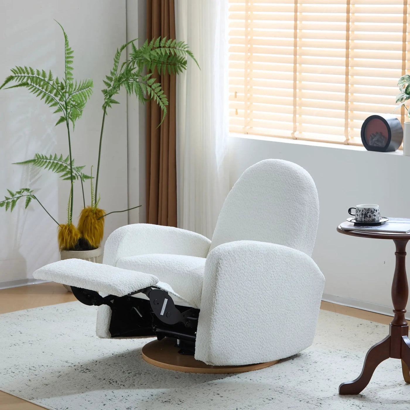 Contemporary 360 Swivel and Glider Recliner Chair by HouseOfZazla