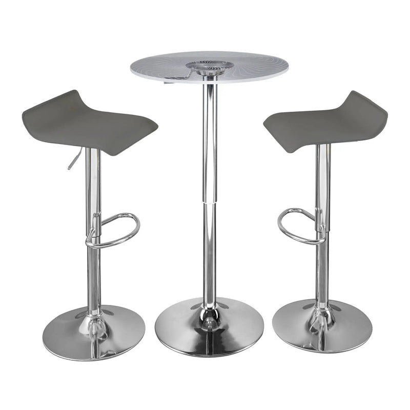 Spyra Ale - 3 Piece Contemporary Adjustable Bar With Up Set by HouseOfZazla