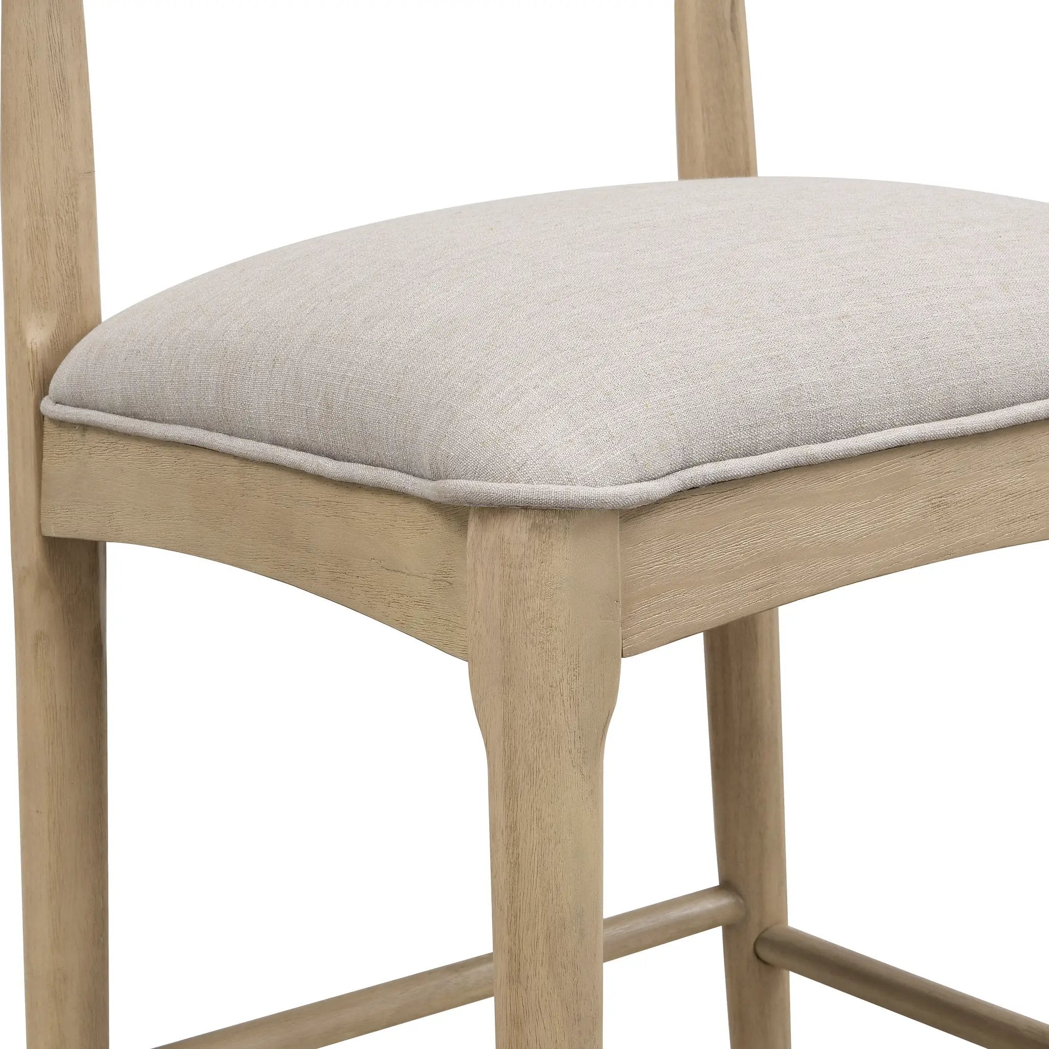 Counter Stool in Pebble Fabric (Set of 2) by HouseOfZazla